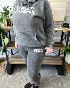 expensive & difficult | mineral wash jogger sweatpants
